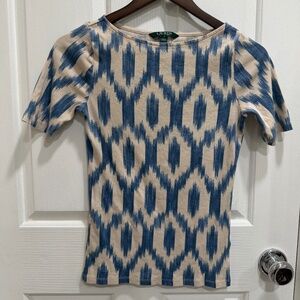 Ralph Lauren Women's T-Shirt - Classic Top - Women's Small